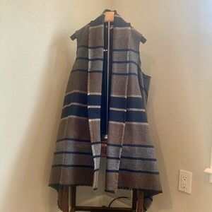 BB Dakota Wool Blend Wrap Vest